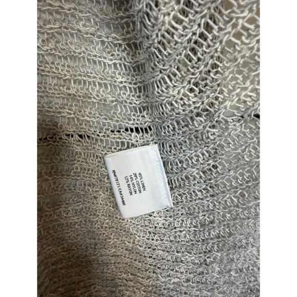 Eileen Fisher Size PP Petite Beige Knit Open Cardigan Super Chic Classy - Picture 4 of 6